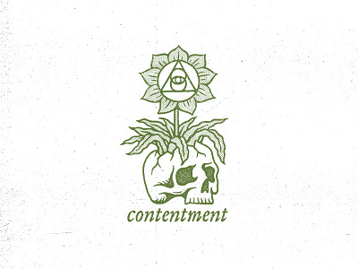 Contentment contentment death esoteric flower grunge life occult ortus plant skull