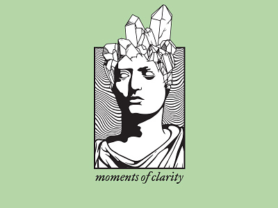 Moments Of Clarity clarity crystal enlightenment illustration king logo ortus queen sticker