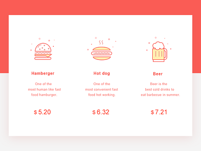 Food interface design