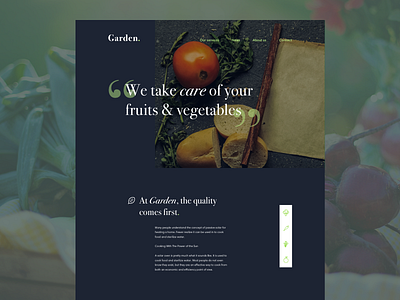 Daily 003 Landing Page - Garden.