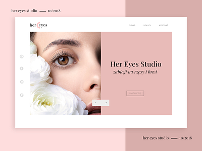 Homepage for Her Eyes Studio