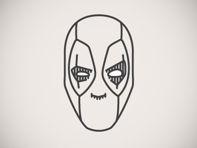 Deadpool (2016) icon illustration marvel movie vector whatiwatchedyesterday‬ ‎deadpool