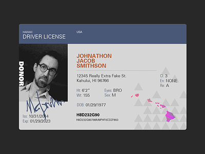 Hawaii License Redesign drivers license mclovin