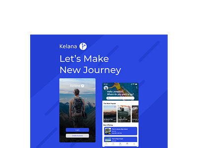 Kelana, App for Traveler design ui