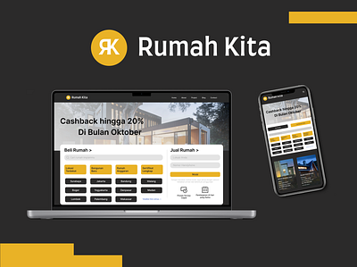 Responsive Web Design - Rumah Kita property responsive ui web design