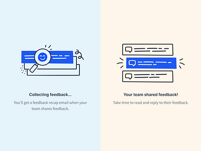 Empty state illustrations empty state feedback first time experience fte new user onboarding product illustration