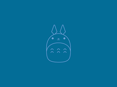 Totoro Icon by Madzia on Dribbble