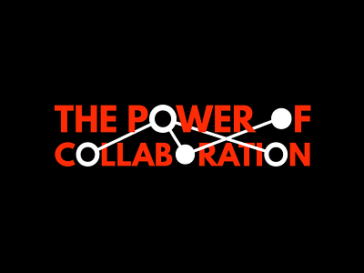 TEDxUW The Power of Collaboration Logo collaborate collaboration connection network power tedx tedxuw