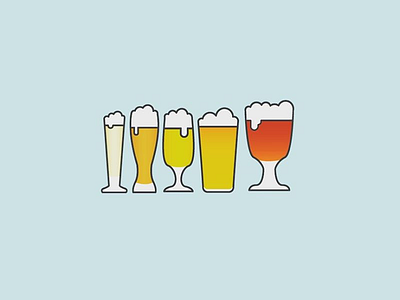 Beer Icons alcohol beer beer glass drinks