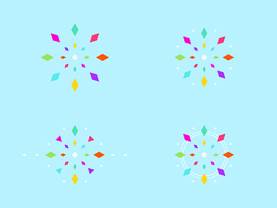 Kaleidoscope Study colorful kaleidoscope logo minimal simple