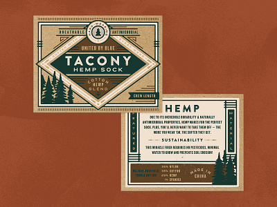 Tacony Sock Bellyband belly band branding hemp packaging socks