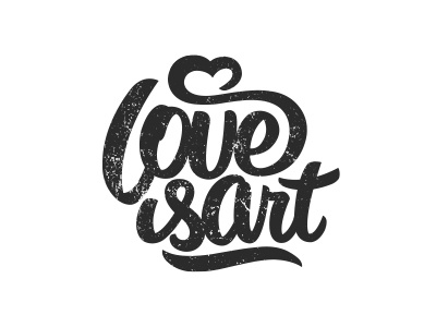 Love is art art lettering love