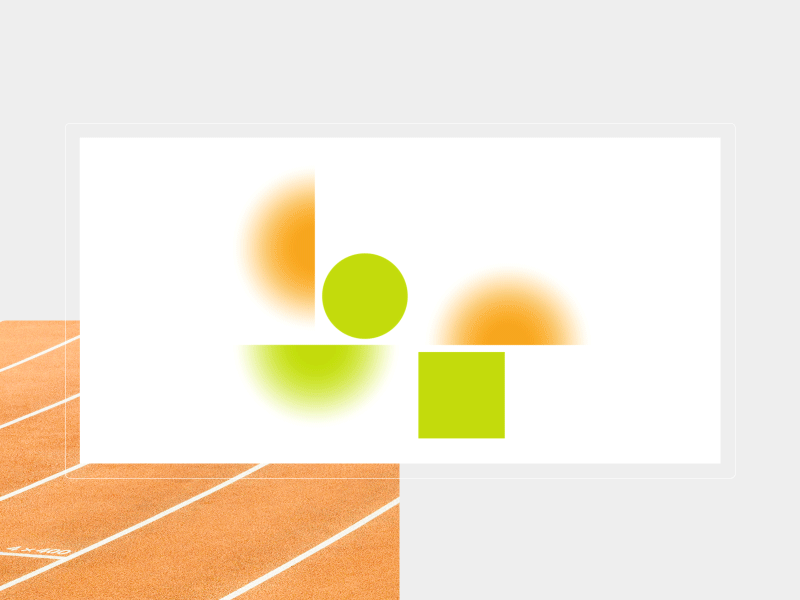 STIC | Loader & first screen animation constructor edges geometry gradients sports startup tech technologies