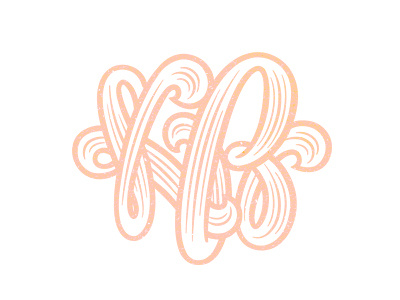 KB hair monogram sign