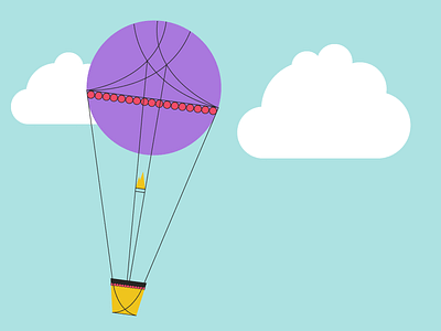Balloon balloon daily illustration