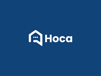Hoca Home - Logo Design brand brand application brand guidelines brand identity brand usage branding estate home home logo home rental logo logo design logo mark logo symbol real estate