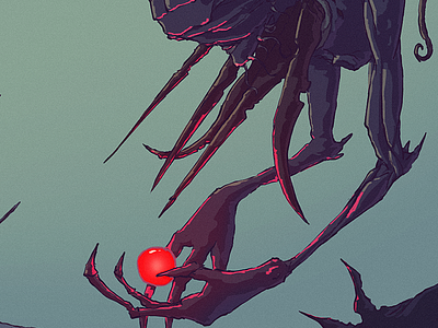 Vermilion alien aliens creature giger hive illustration monster queen zerg