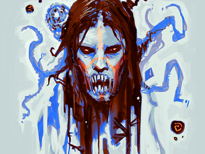 go deep or go home creature creepy lovecraft portrait zombie