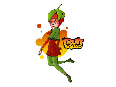 S Bee - Fruit Squad character design concept art digital painting fruit fruit illustration illustration illustrator photoshop