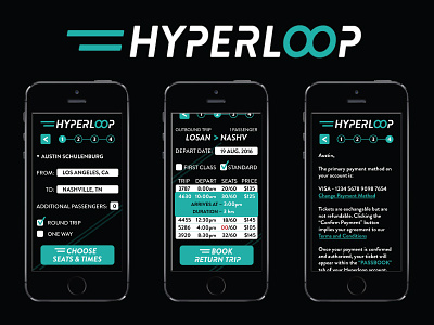 Hyperloop Ticketing App
