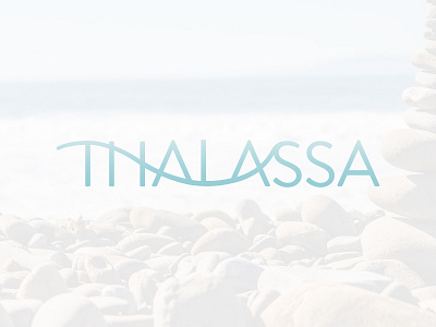 Thalassa Bath & Body austin branding elegant identity logo logotype minimal nashville relaxed simple spa water