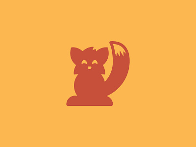 Fun with Foxes animal cute dog fox foxwell friendly geometric logo minimal nashville recycle smile