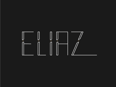 Eliaz Logo artist broken copper custom design eliaz lettering logo music musician nashville typography