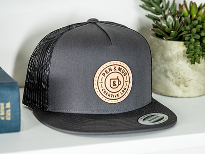 New Pen & Mug Hats! apparel austin badge badge logo brand branding coffee design fashion hat hat design leather logo nashville patch skate stamp surf typography