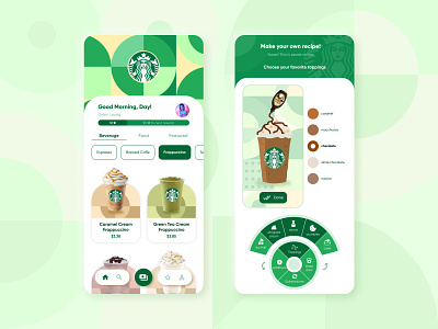 Redesign Starbucks App by Siti Ranisa Dayuansari on Dribbble