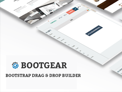 Bootstrap Drag & Drop Builder – BootGear bootstrap builder bootstrap starter builder html builder live builder live editor portfolio slider templates builder themes builder visual editor website builder