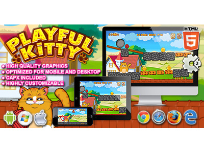 HTML5 Games: Playful Kitty casual games cats games html5 pet