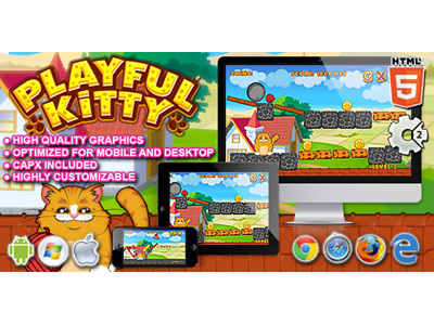 HTML5 Games: Playful Kitty