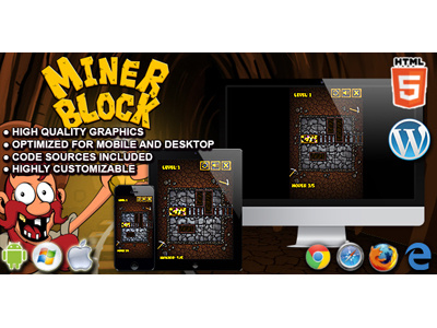 HTML5 Game: Miner Block