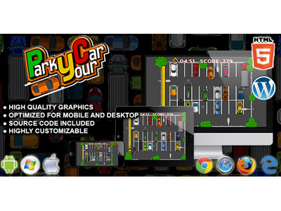 HTML5 Games: Park Your Car cars games html5 parking parking games