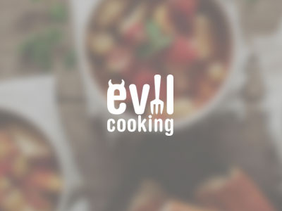 Evil Cooking Logo brand cook logo cooking logo evil evil cooking evil logo kitchen logo logo