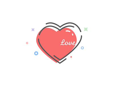love. heart icon illustration love valentines day