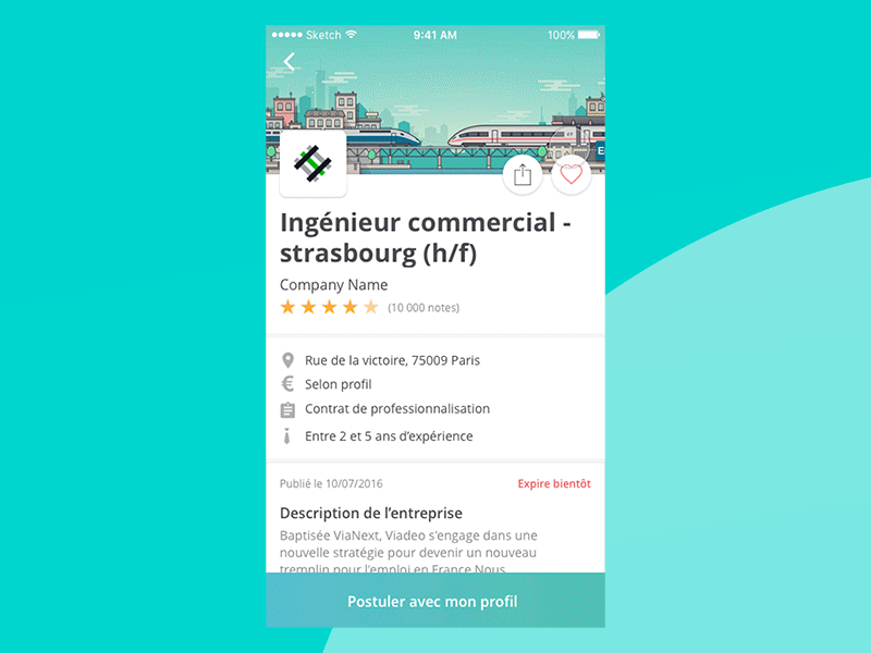 Add to favorites interaction viadeo principle ui ux add to add to favorites fav interaction