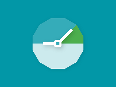 Real-time Analytics analytics blue branding chart clock graph green icon logo statistics
