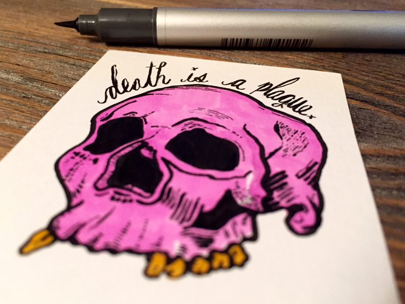 death is a plague. by MAUGRE. on Dribbble