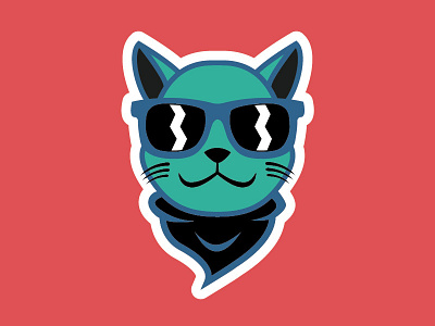 Lazy Lazy Cat cat cats character chilling design festival graphic lazy logo