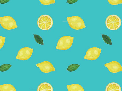 sour pattern fruit graphic juicy lemon pastel pattern
