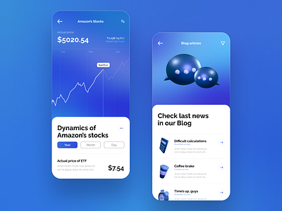 Mobile app for Investments