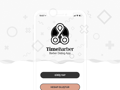 Barber Dating App - Time Barber app appointment barber dating design imagery salesman mobile mobile app osman.work time ui ui ux design ux