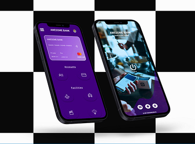 Bank App UI app bank bank ui banking banking app design designer graphic design prototype ui ui designer ui trends ux