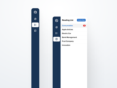 Sidebar Navigation