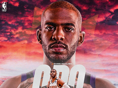 Chris Paul / Phoenix Suns basketball chris paul graphic design nba nba basketball phoenix suns sports sports graphic