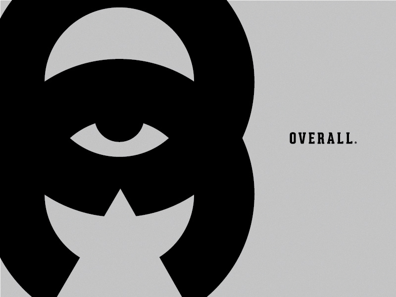 O V E R L O R D circles logomark visual design design overlords overall branding mark thicklines logo