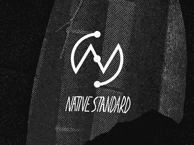 Native Standard Logo bolt branding circle circles compass design logo logomark mark native thicklines visual design