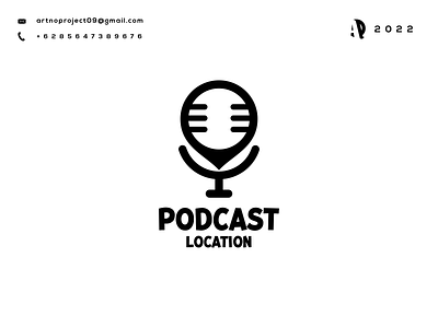 Podcast Location Logo Combinations awesome branding design graphic design icon illustration initials logo typography ui ux vector