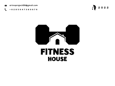 FitnesHouse Logo Combinations awesome branding design double graphic design icon illustration initials logo meaning typography ui ux vector